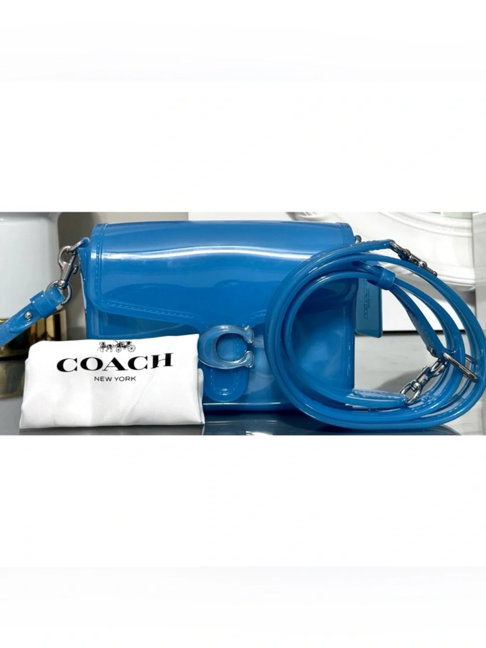 COACH Jelly Tabby‎ BLUE Crossbody Bag